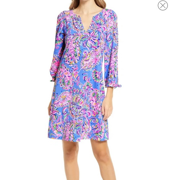 Lilly Pulitzer Dresses & Skirts - LILY PULITZER Catch Long Sleeve Dress Womens size Medium
